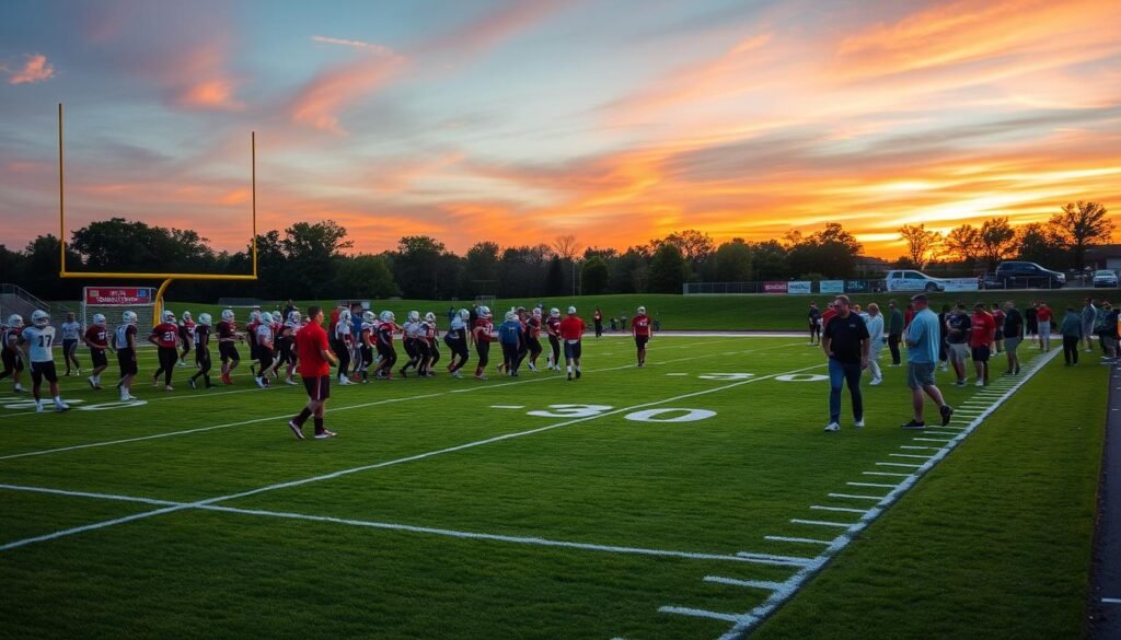 Midwest football recruitment
