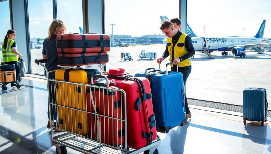 breeze airways baggage handling