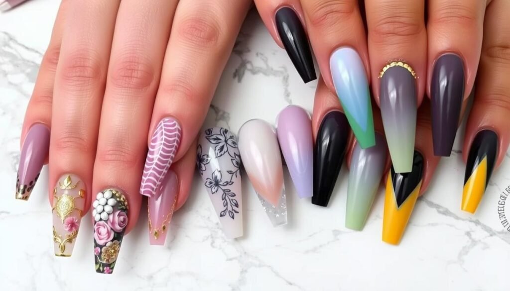 coffin nail designs