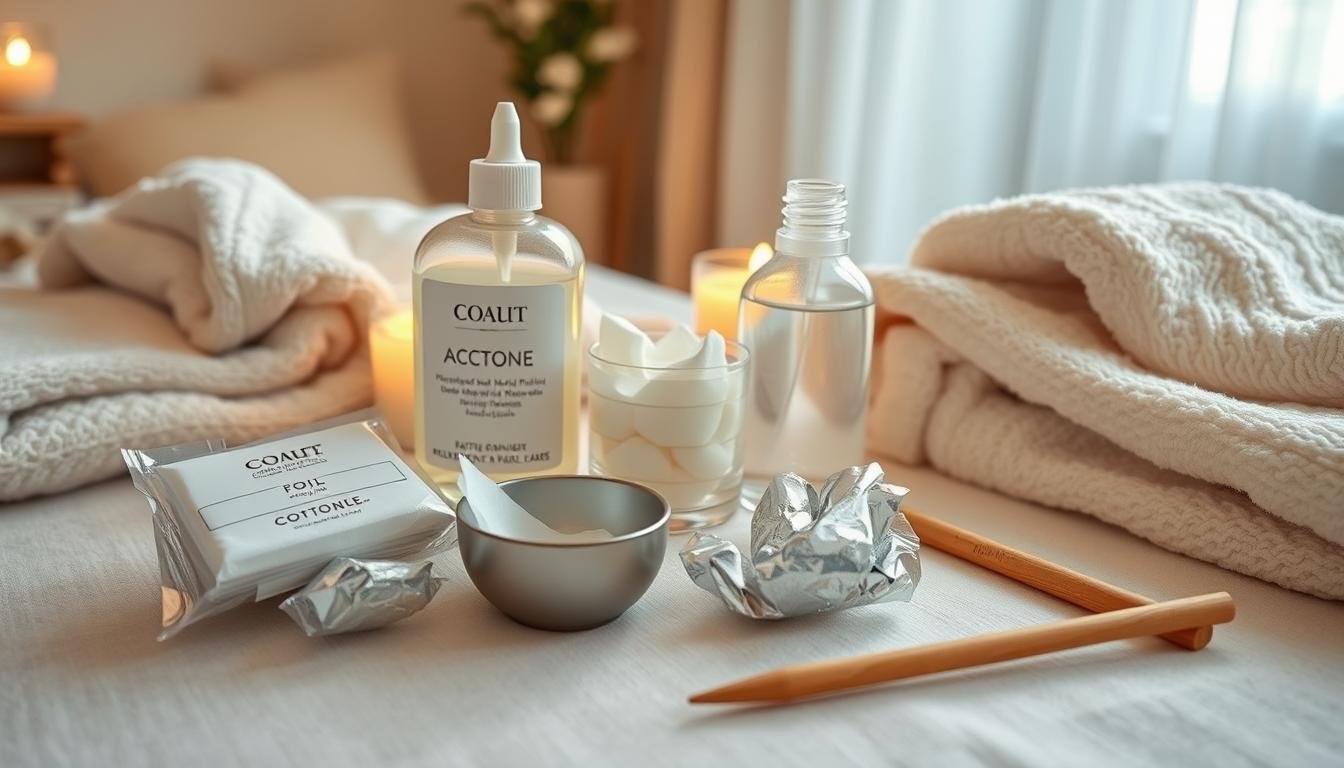 gel nail polish removal at home