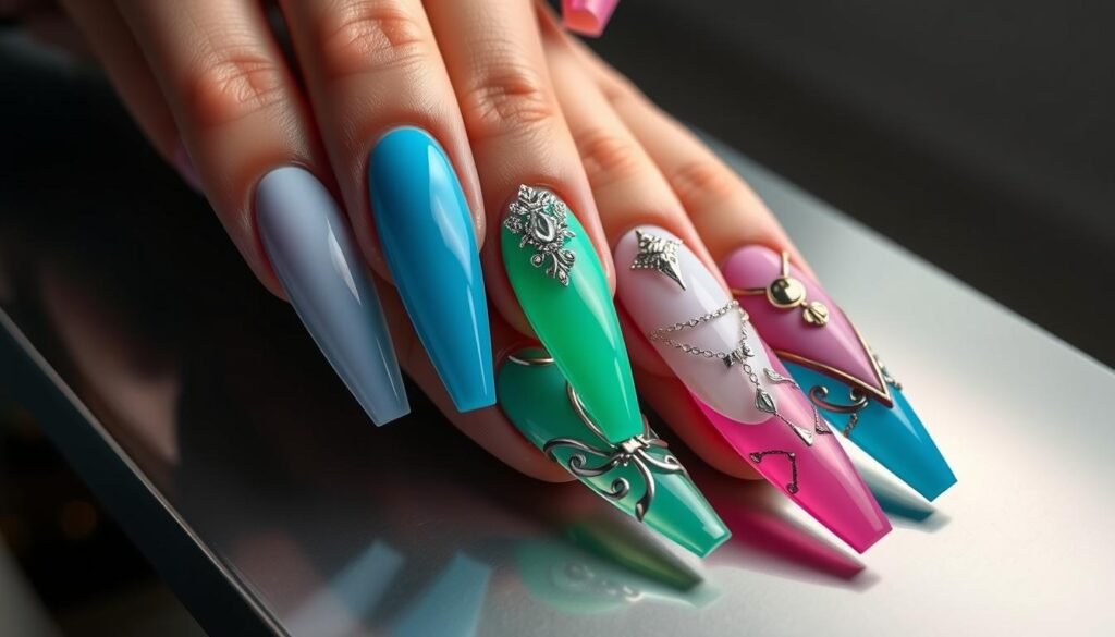 long coffin nails