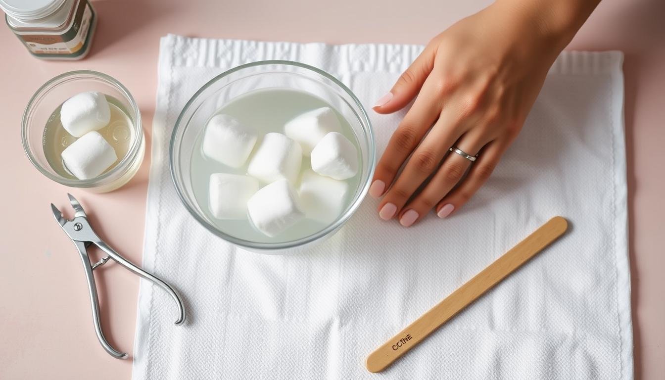 step-by-step gel nail polish removal