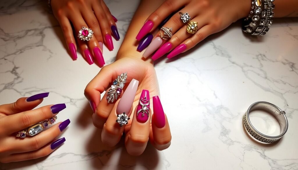 trendy coffin nails