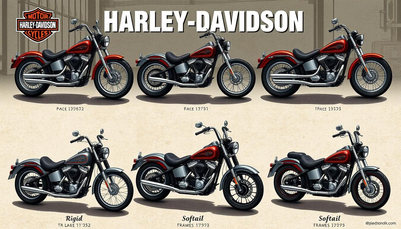 harley davidson frame types​