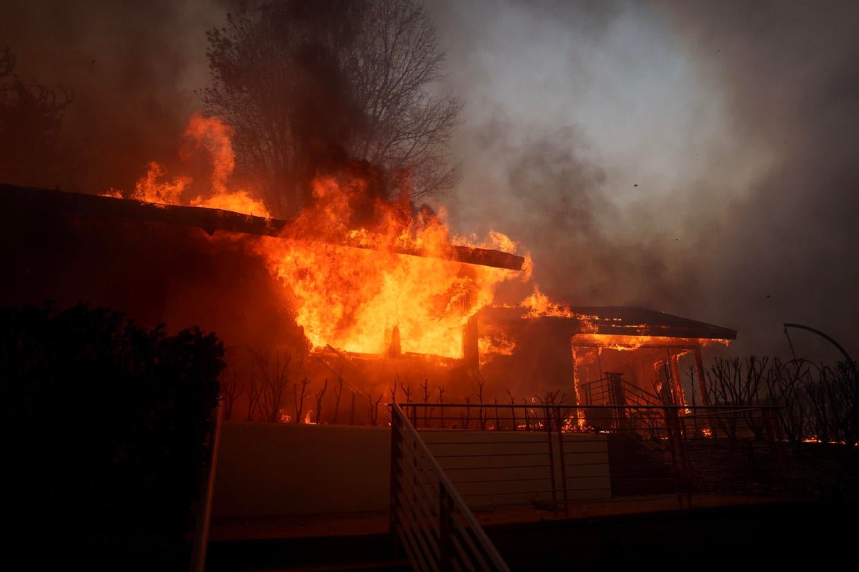 Santa Ana winds wildfire
