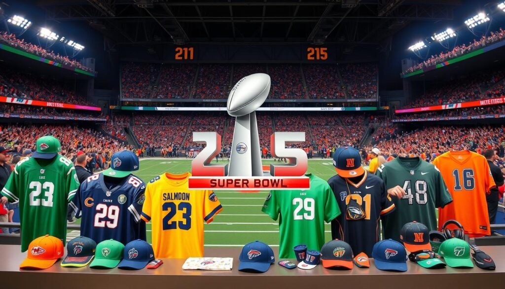 super bowl merchandise 2025