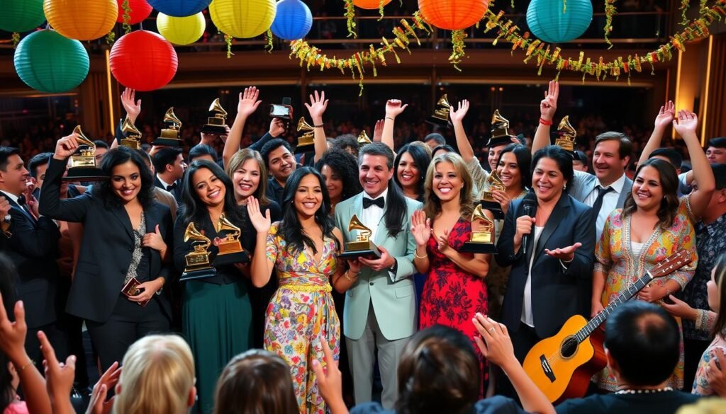 Latin music category winners