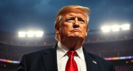 Trump to make history at super bowl