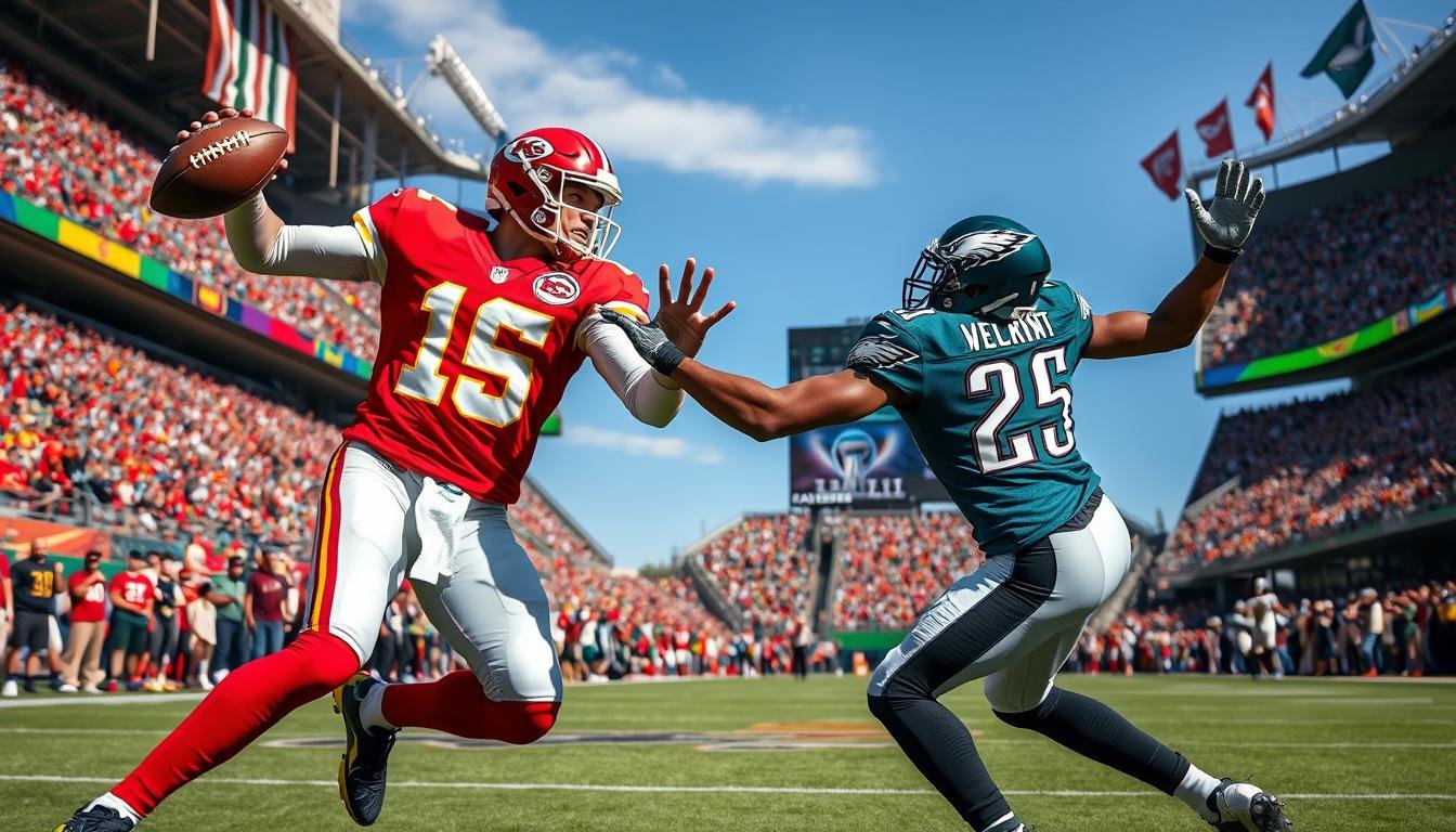 chiefs vs eagles super bowl odds